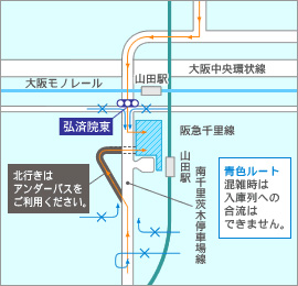 駐車場進入マップ